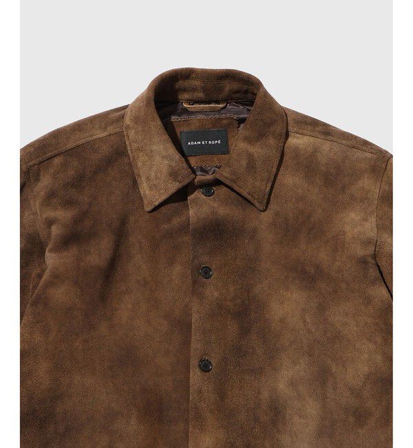 ADAM ET ROPE'「ヴィンテージライク ゴート スエード シャツ」|その他|