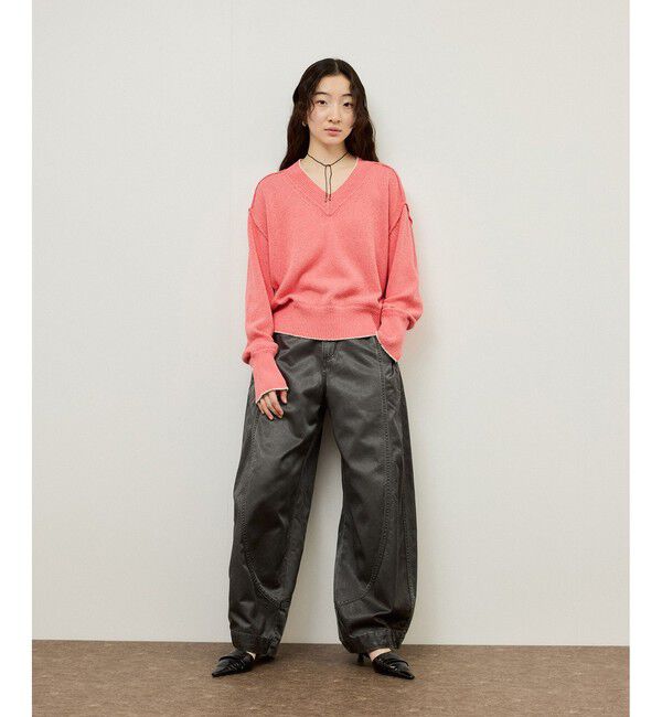 ADAM ET ROPE'「ペーパーヤーンプルオーバー」|ニット・セーター|