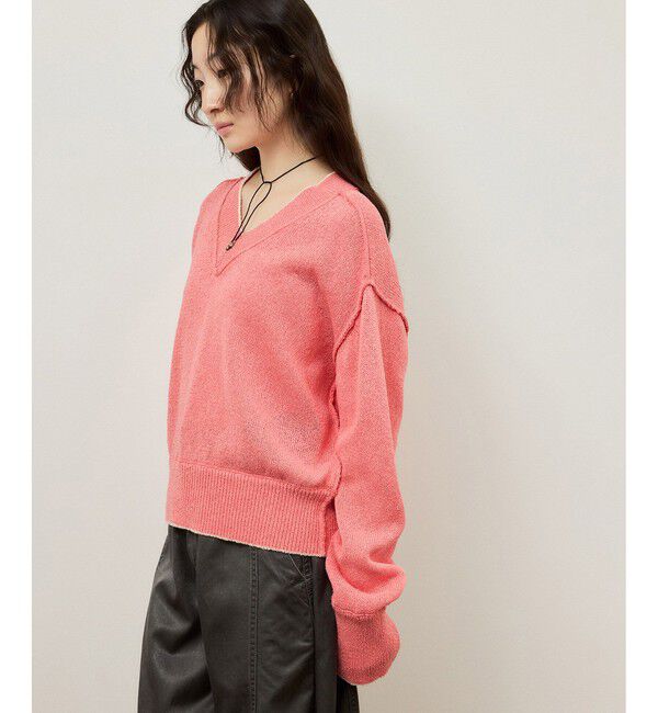 ADAM ET ROPE'「ペーパーヤーンプルオーバー」|ニット・セーター|