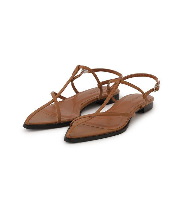 ADAM ET ROPE'「バックストラップフラットサンダル」|サンダル|