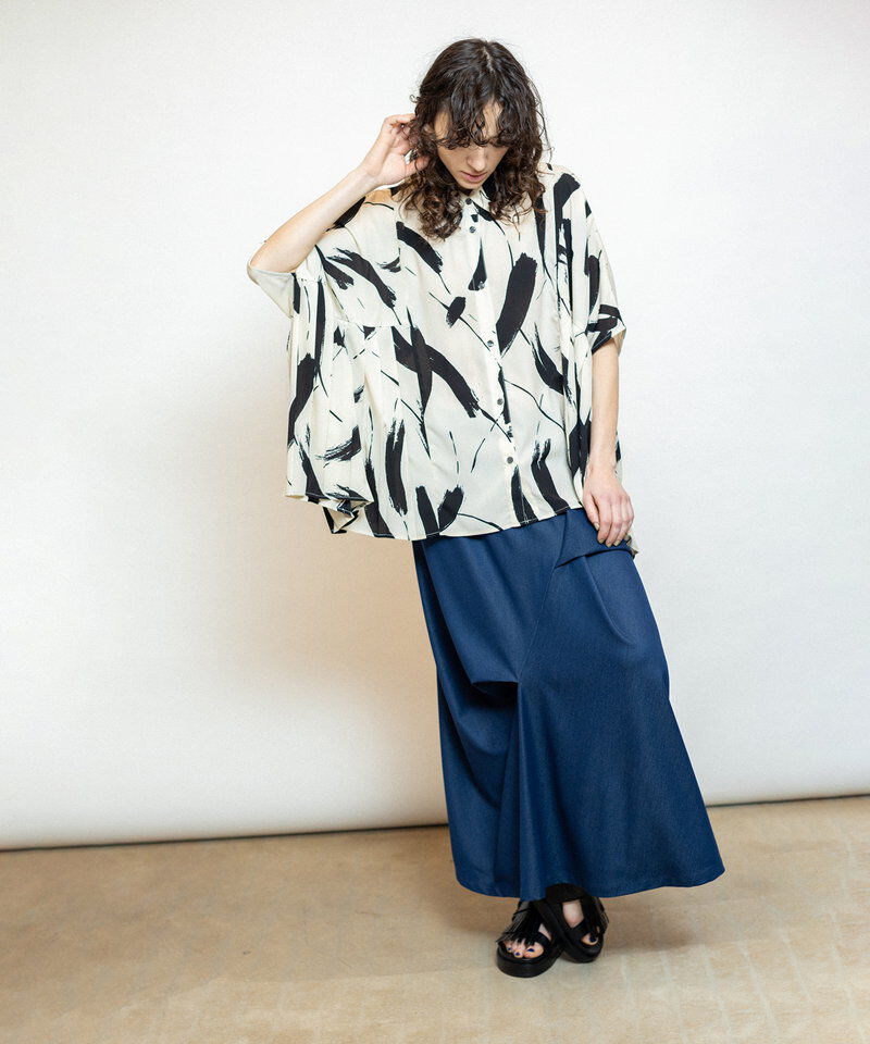  「タックドレープスカート」|スカート|