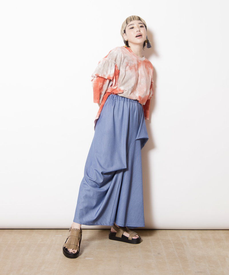  「タックドレープスカート」|スカート|