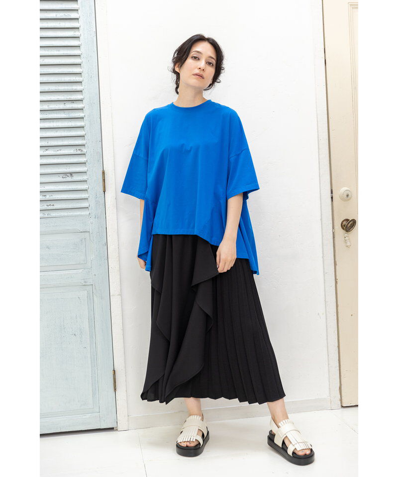  「プリーツ切替カスケードスカート」|スカート|
