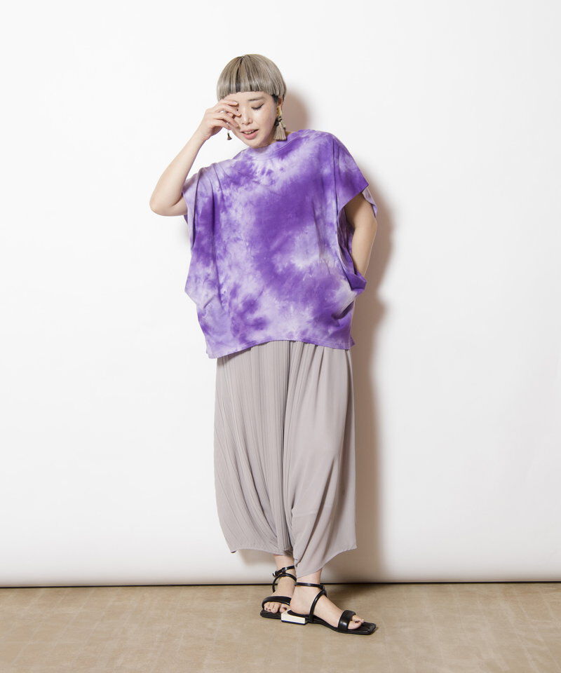 「タイダイサイドドレーププルオーバー」|Tシャツ・カットソー|