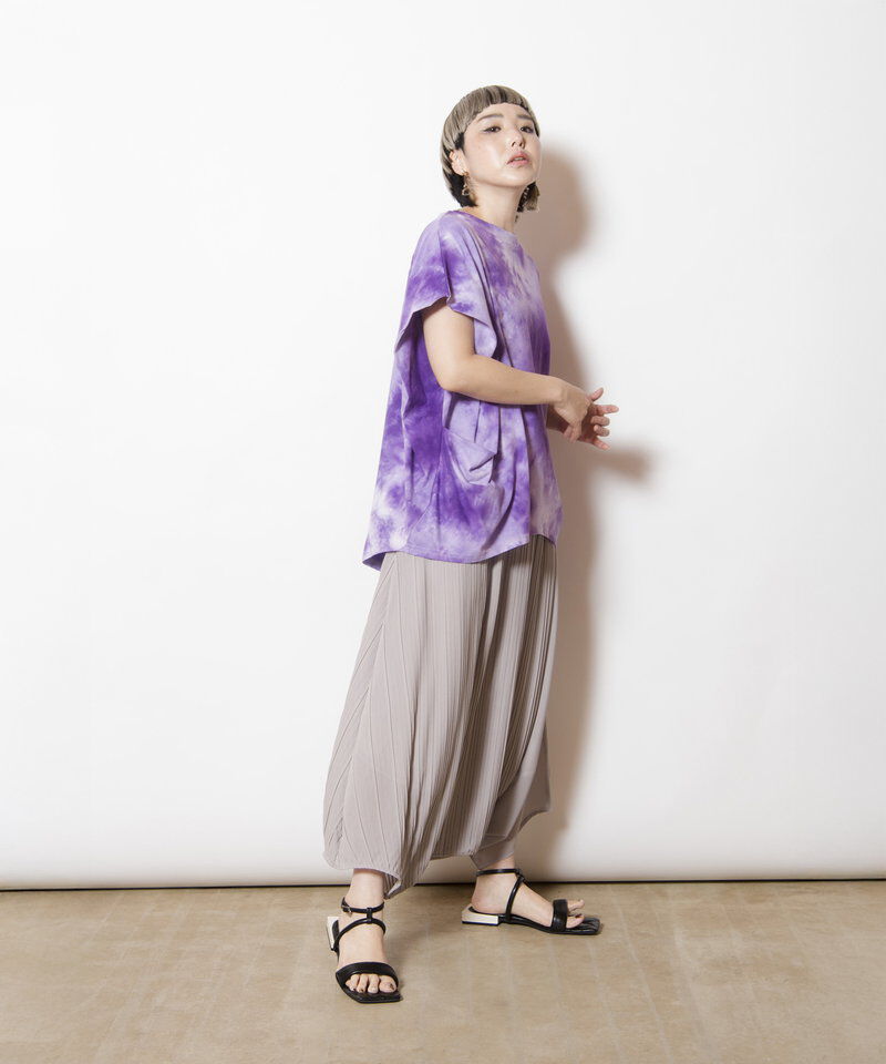  「タイダイサイドドレーププルオーバー」|Tシャツ・カットソー|