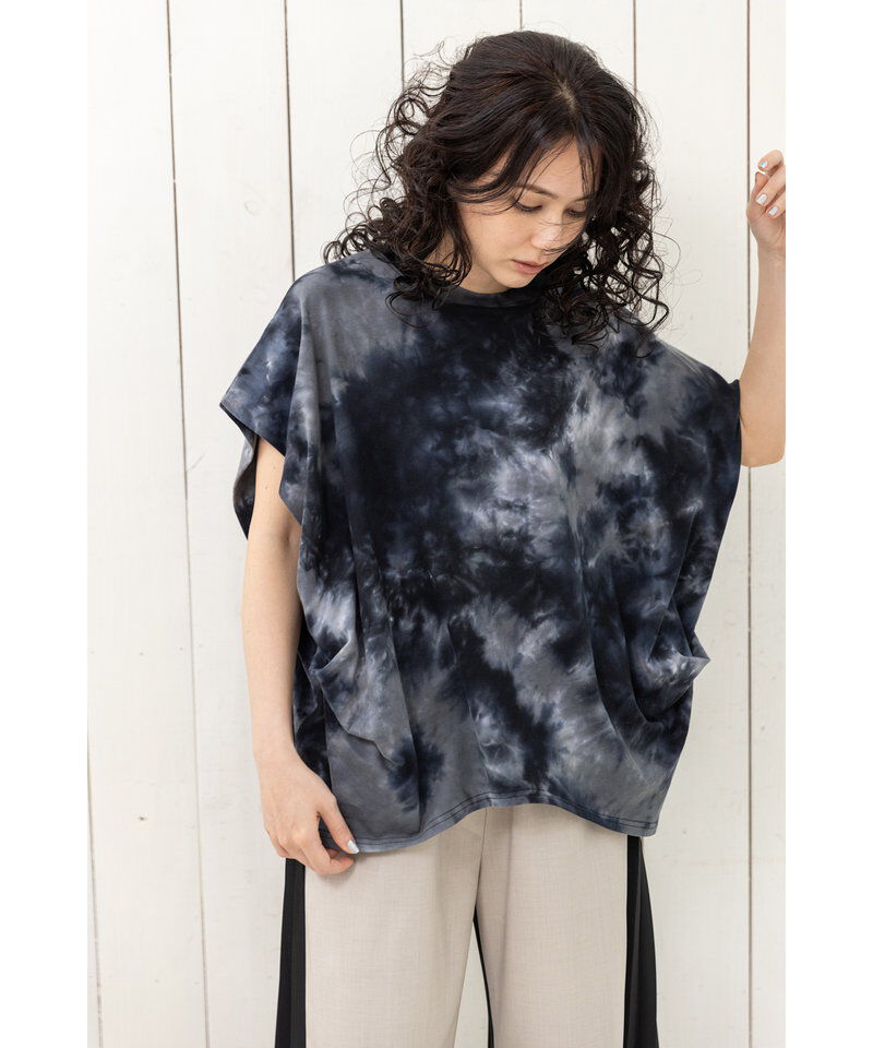  「タイダイサイドドレーププルオーバー」|Tシャツ・カットソー|
