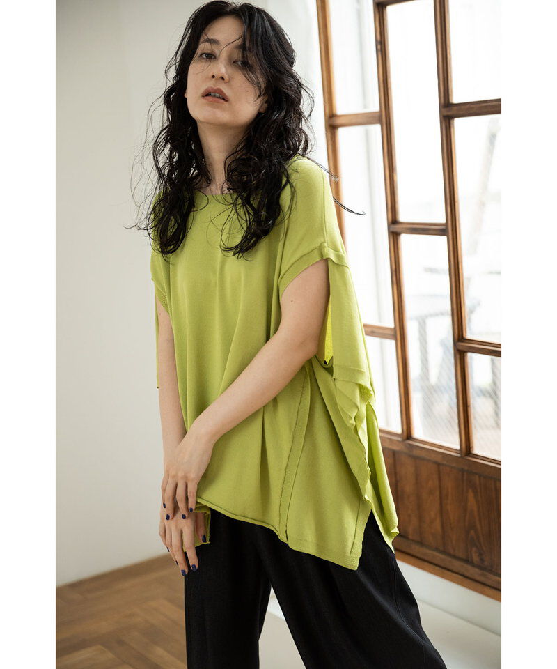  「2WAYニットポンチョ」|ニット・セーター|