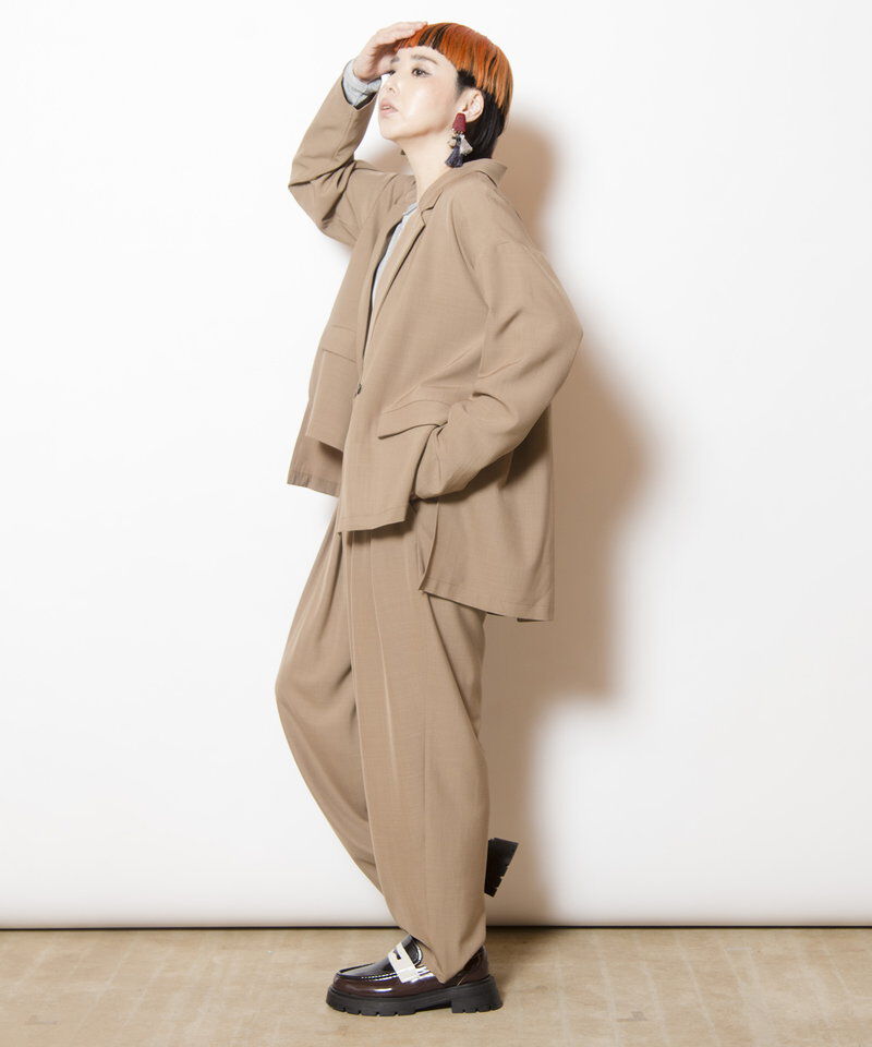  「タックパンツ」|スラックス|