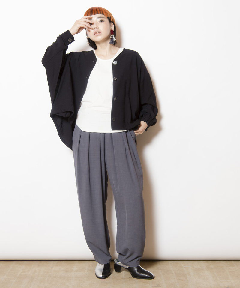  「タックパンツ」|スラックス|