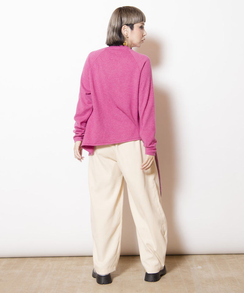  「アシンメトリーニットプルオーバー」|ニット・セーター|