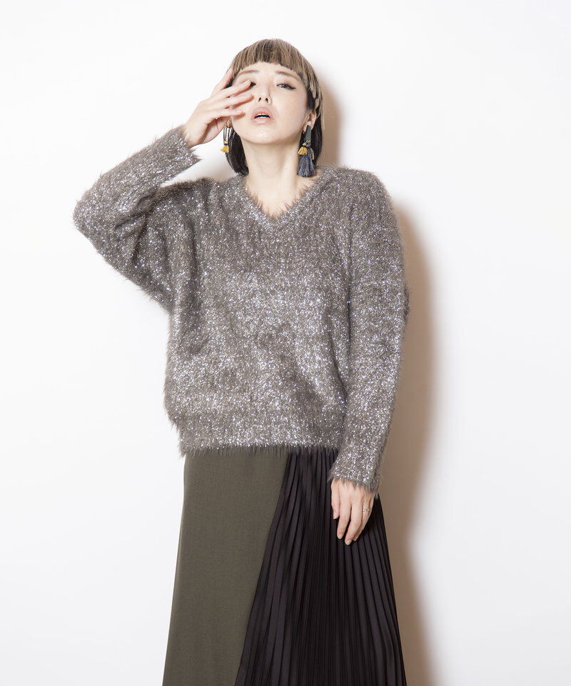  「シャギーニットプルオーバー」|ニット・セーター|