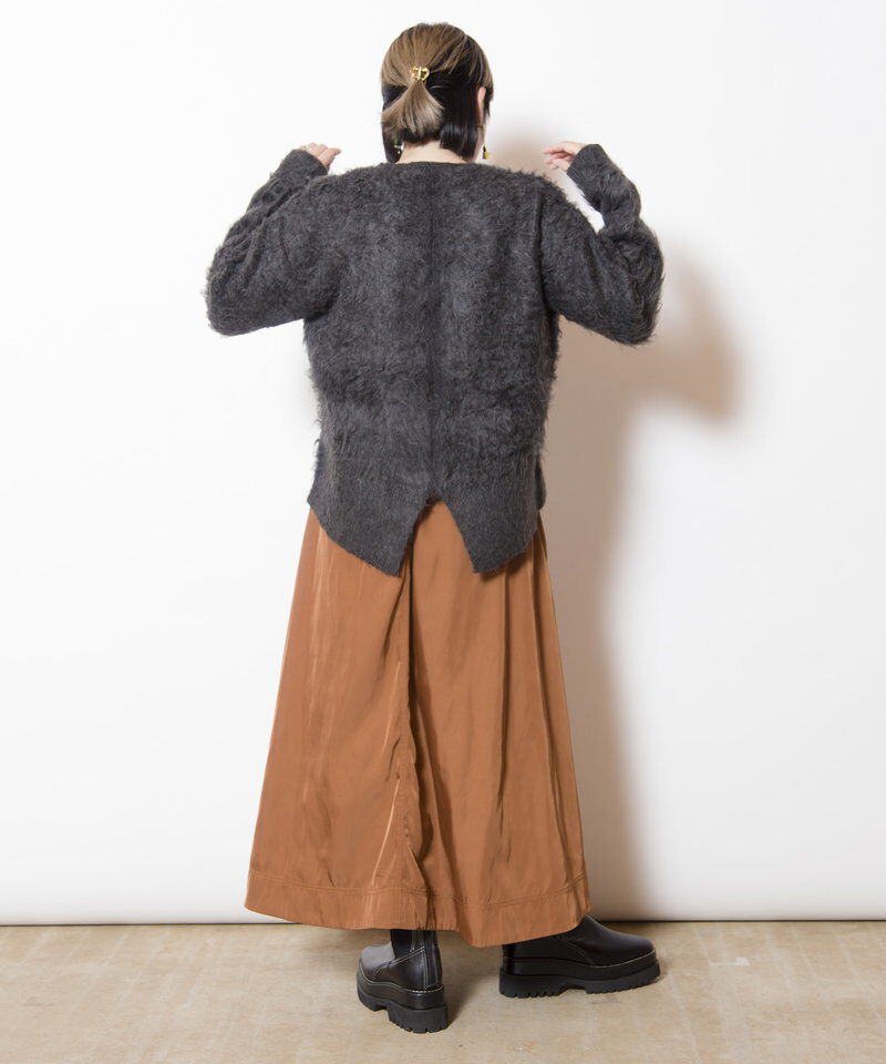  「リバーシブル起毛ニットプルオーバー」|ニット・セーター|