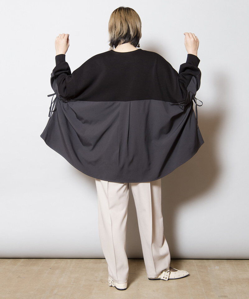  「サイドギャザープルオーバー」|Tシャツ・カットソー|