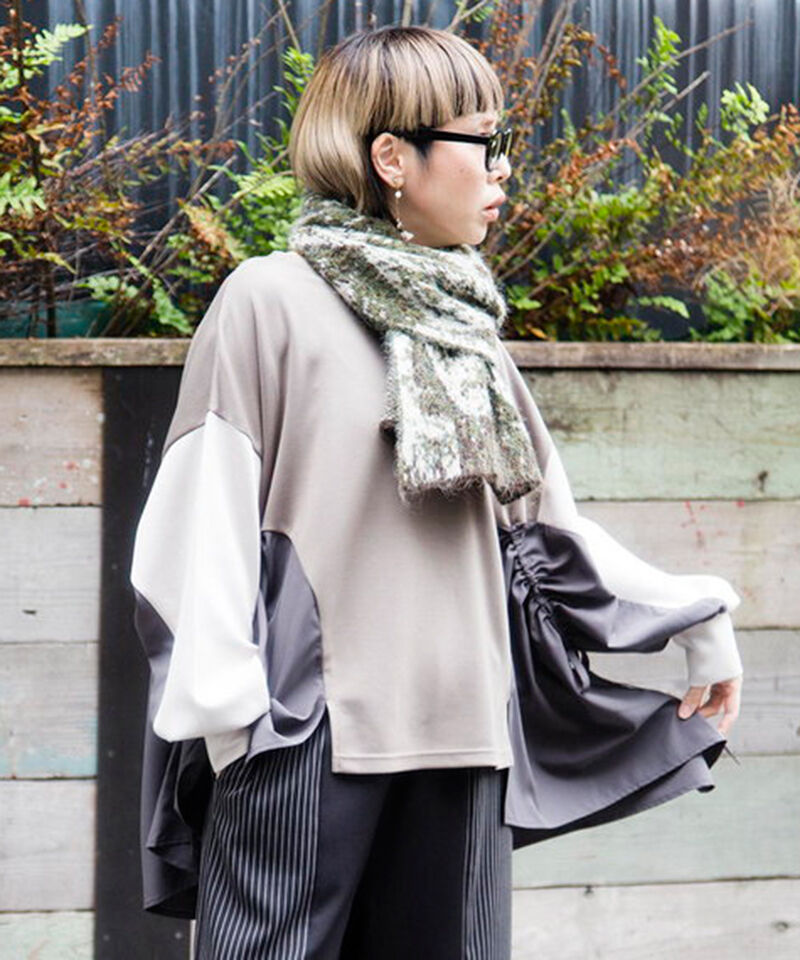  「サイドギャザープルオーバー」|Tシャツ・カットソー|GRAYBEIGE