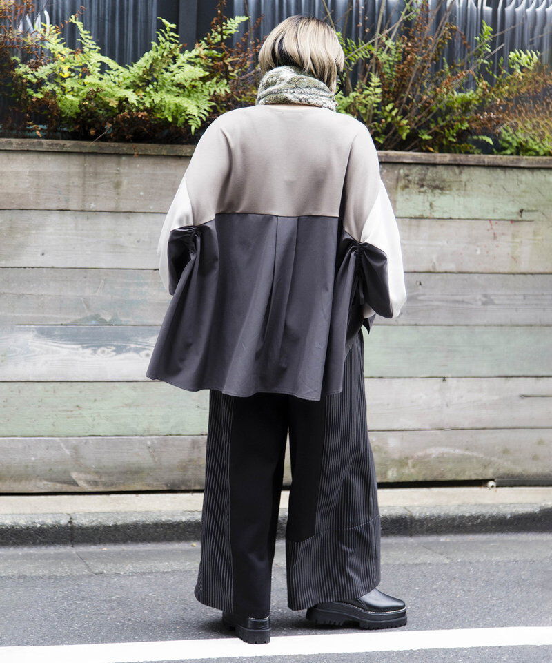  「サイドギャザープルオーバー」|Tシャツ・カットソー|