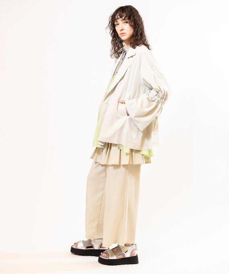  「ドロストショートトレンチコート」|トレンチコート|