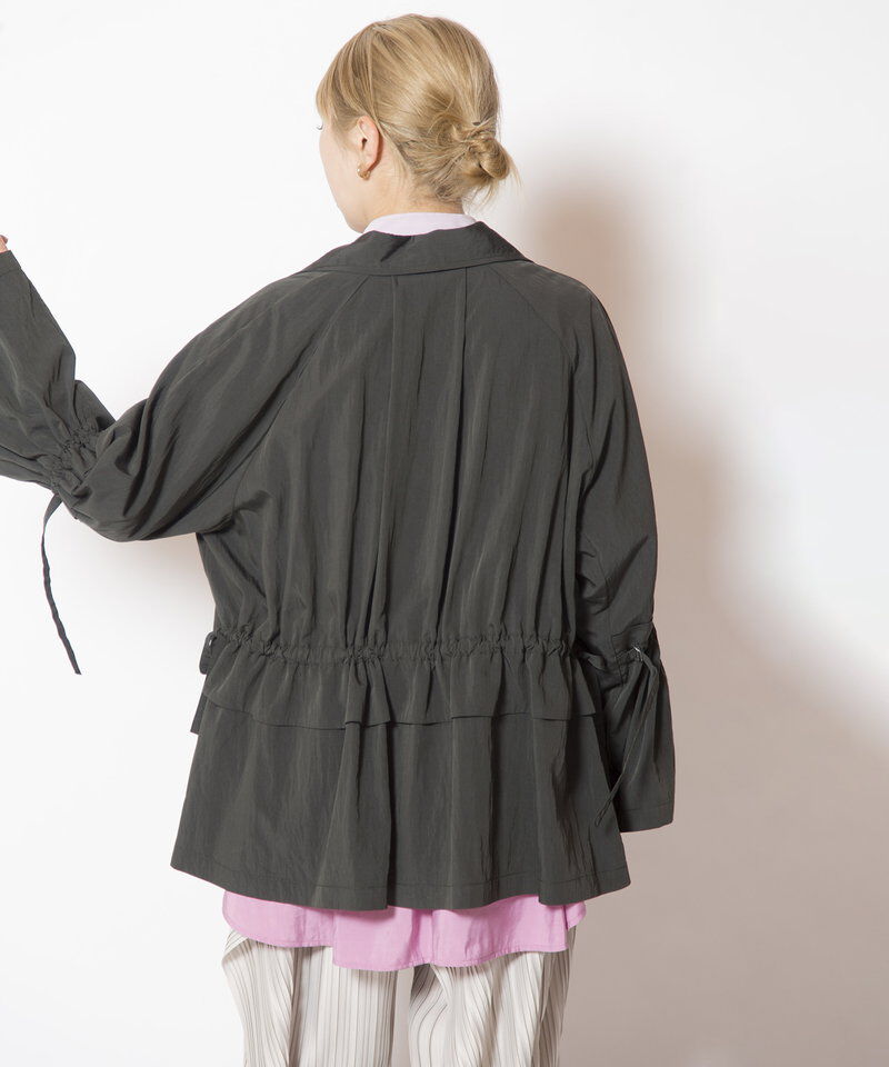  「ドロストショートトレンチコート」|トレンチコート|