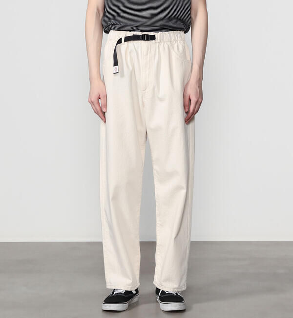 DANTON「DANTON | カラーデニム ベルトイージーパンツ MEN」|デニム|