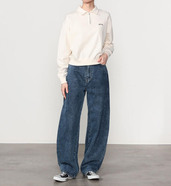 ORCIVAL「ORCIVAL | コットン裏毛 ハーフジッププルオーバー WOMEN」|スウェット・ジャージ|