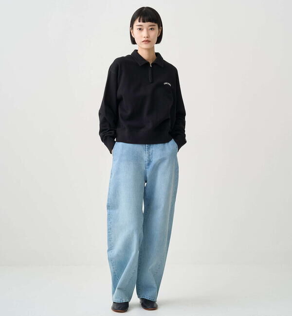 ORCIVAL「ORCIVAL | コットン裏毛 ハーフジッププルオーバー WOMEN」|スウェット・ジャージ|