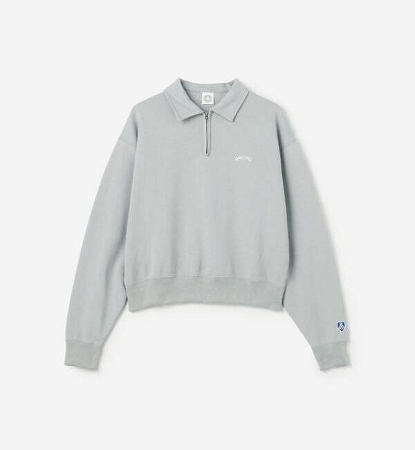 ORCIVAL「ORCIVAL | コットン裏毛 ハーフジッププルオーバー WOMEN」|スウェット・ジャージ|