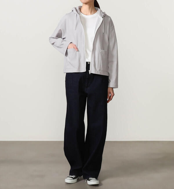 ORCIVAL「ORCIVAL | コットン ロングスリーブ フードジャケット WOMEN」|パーカー|