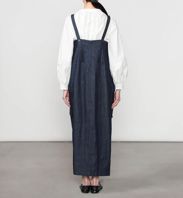  「HAVERSACK | デニム サロペットスカート WOMEN」|スカート|