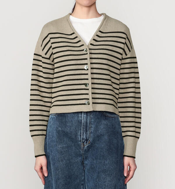  「WALANCE | 2way ペーパーニット カーディガン WOMEN」|ニット・セーター|