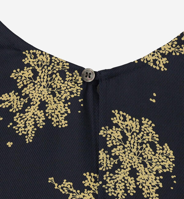 LE GLAZIK「LE GLAZIK | ツイルプリント ノースリーブワンピース WOMEN」|ワンピース|