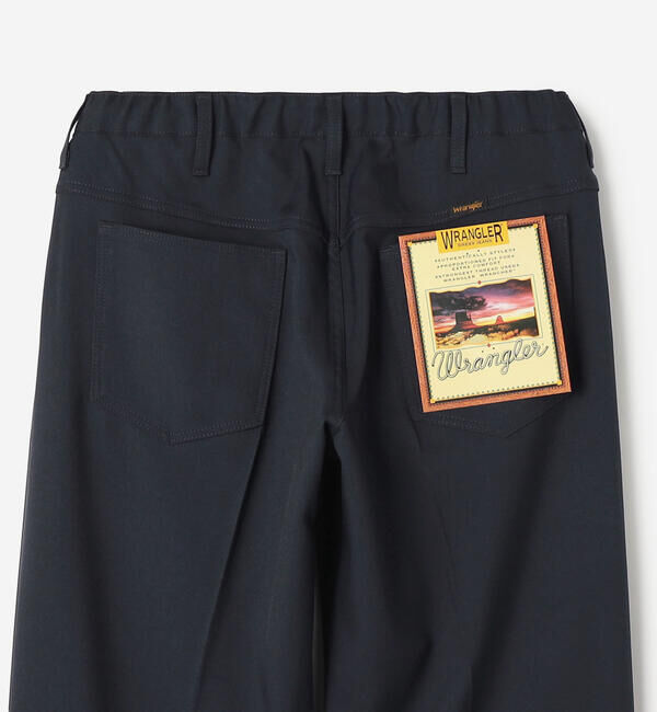  「Wrangler | 〈別注〉 WRANCHER ワイドスラックス NAVY MEN」|チノ|