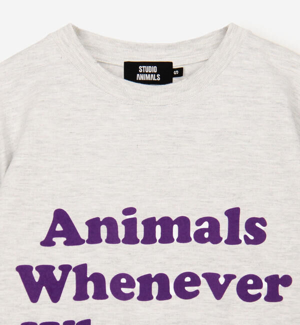  「STUDIO WEAREALLANIMALS | Whatever Whenever 半袖Tシャツ WOMEN」|Tシャツ・カットソー|