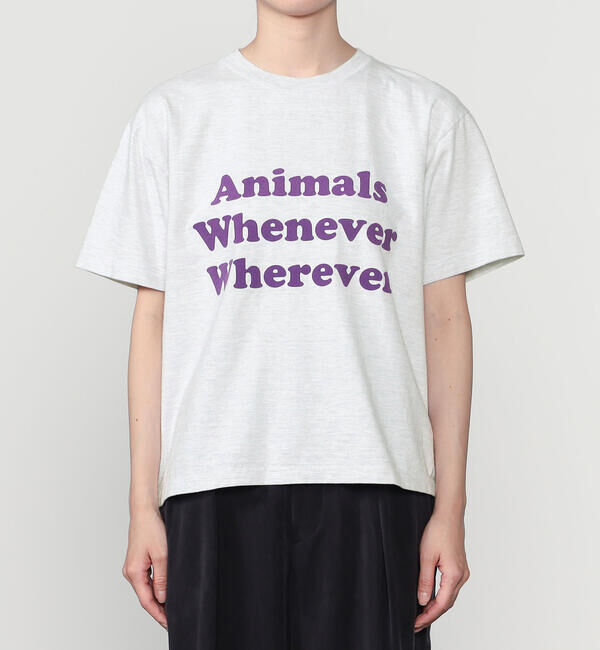  「STUDIO WEAREALLANIMALS | Whatever Whenever 半袖Tシャツ WOMEN」|Tシャツ・カットソー|