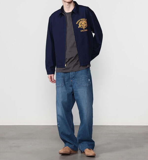  「WHITESVILLE | コットンポプリン スポーツジャケット MEN」|テーラードジャケット|