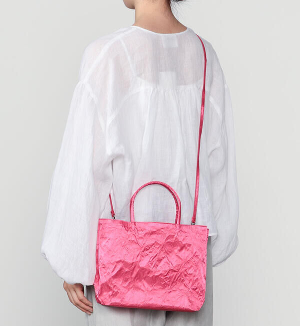  「Zilla | サテン 2WAY ショルダーバッグ WOMEN」|トートバッグ|