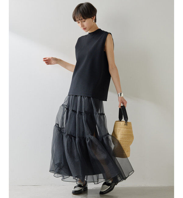 「オーガンジーボリュームスカート」|スカート|