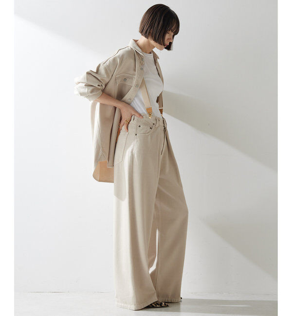  「デニムタックパンツ」|デニム|