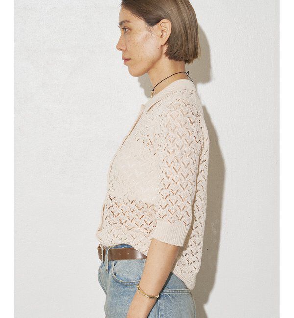 THE PAUSE「【GEMINI】ポロニットプルオーバー」|ニット・セーター|