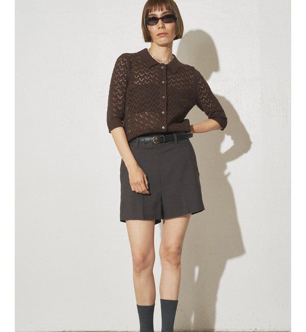 THE PAUSE「【GEMINI】ポロニットプルオーバー」|ニット・セーター|