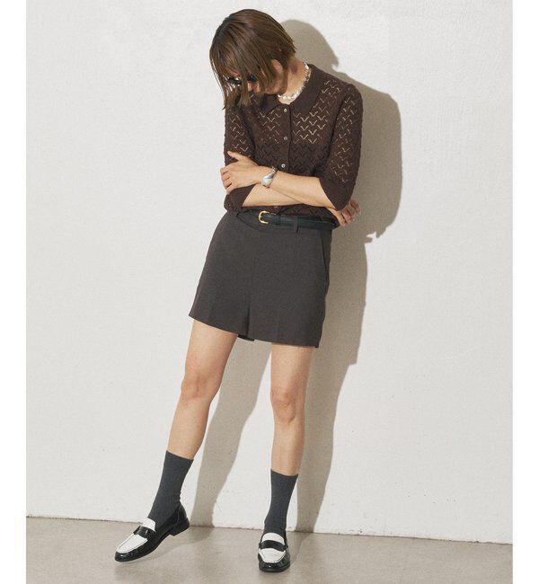 THE PAUSE「【GEMINI】ポロニットプルオーバー」|ニット・セーター|