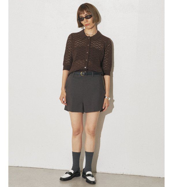 THE PAUSE「【GEMINI】ポロニットプルオーバー」|ニット・セーター|