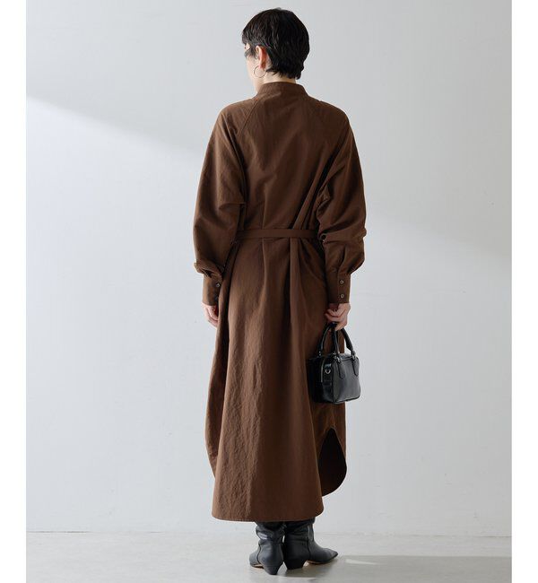  「ナイロンシャツドレス」|ワンピース|