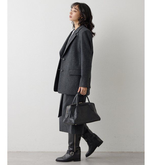  「ウールベルト付スカート」|スカート|