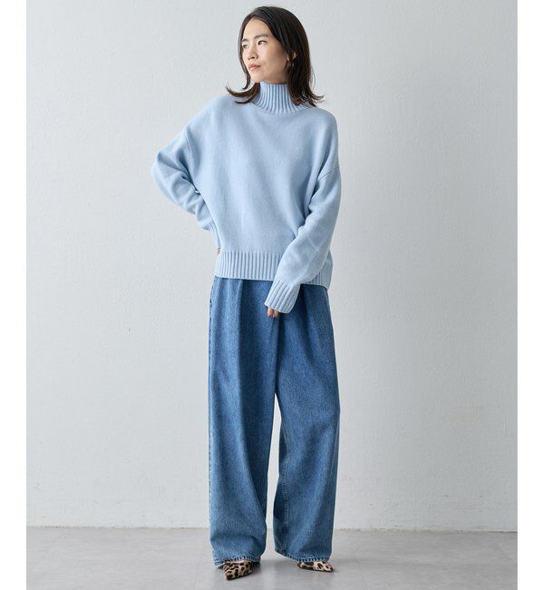 Drawing Numbers「【Drawing Numbers】接結ルーズタートルニット」|ニット・セーター|