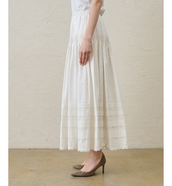 GEMINI「【GEMINI】スカラップ刺繍スカート」|スカート|