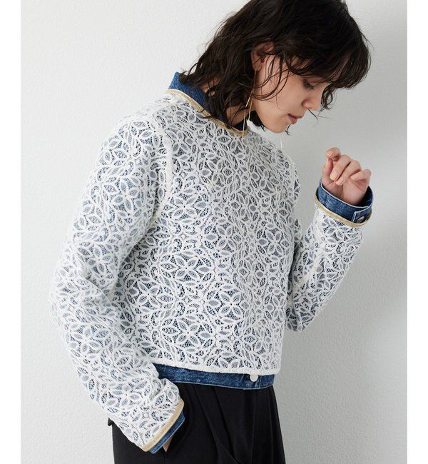 THE PAUSE「【THE PAUSE】ボタニカルレースブラウス」|シャツ・ブラウス|