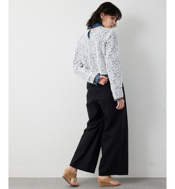 THE PAUSE「【THE PAUSE】ボタニカルレースブラウス」|シャツ・ブラウス|