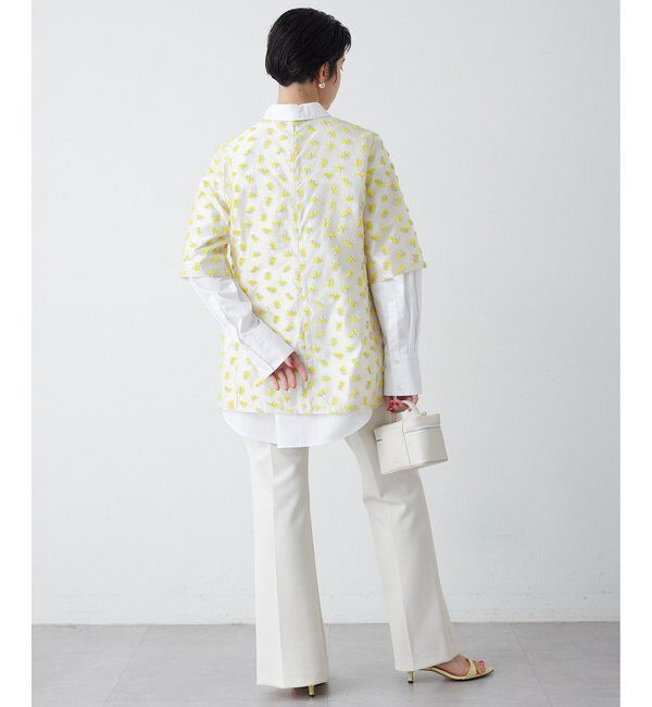 THE PAUSE「【THE PAUSE】フラワージャガードブラウス」|シャツ・ブラウス|