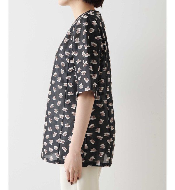 THE PAUSE「【THE PAUSE】フラワージャガードブラウス」|シャツ・ブラウス|