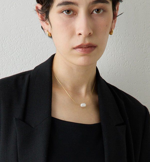 THE PAUSE「【THE PAUSE】パールトップチョーカー」|リング|ゴールド