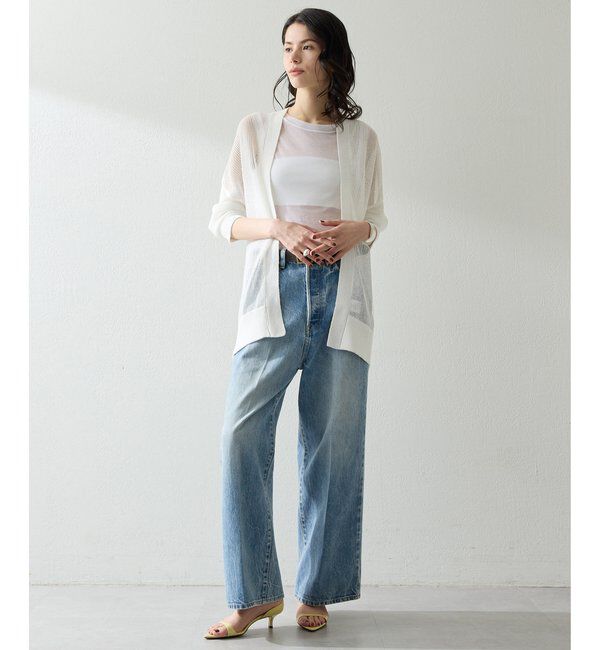  「メッシュニットカーディガン」|ニット・セーター|